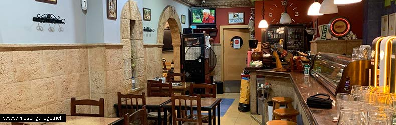 La cocina del Mesón Gallego en Valencia